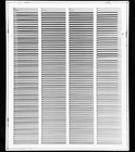 Hvac Premium 24X36 Return Air Filter Grille Steel Vent Cover Hinged Door Open. Price: $130.75.