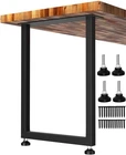 Counter Height Table Legs 34X24 1000LB Heavy Duty Metal Black Set Chicaura Inch New. Price: $299.99.