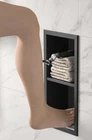 New Bernkot Black Stainless Steel Wall Recessed Shower Niche Footrest 304 Open. Price: $44.06.