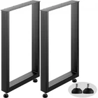 Vevor Pack 28*24" Steel Table Legs, Dining 3.1" Square Box Section New. Price: $98.99.