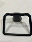 Amerock BH36042MB St. Vincent 6-11/16" Wall Mounted Towel Ring Matte Black Open. Price: $51.99.