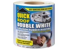 Cofair WRQR625 Quick Roof Epdm Rubber White Repair Tape - 6" X 25' New. Price: $100.68.