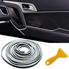 Osifit Car Interior Trim Strips,universal 16.4 Ft Electroplating Decoration. New. Price: $12.00.