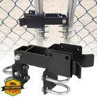 Bijun Chain Link Gate Latch Black 1-3/8 Inch Frame Padlock Ready. Price: $46.99.