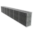 Vidaxl Gabion Wall Galvanized Steel 236.2X19.7X39.4 Inch With Cover Retaining New. Price: $686.13.