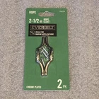 Everbilt 2-1/2 In. Hardware Marine Sport Chrome Plated Rope Cleat (2-PACK) 43424 New. Price: $10.00.