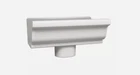 Lot Of 4 Amerimax 27080 K-style Gutter End With Drop For Connection 5", White New. Price: $44.23.