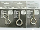 Lehigh Stainless Steel Screw Eye Bolts 2X 5/8" 1/4" + 5/16" 3 7144 New. Price: $7.00.