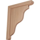 Ekena Millwork Hamilton Traditional Wood Bracket, 1.5"W X 9"D, Cherry Finish New. Price: $51.34.