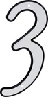 Hillman 841602 Reflective Inch Plastic House Number For Mailbox Sign New. Price: $10.79.