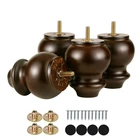 Michanco 4 Inch Furniture Legs Bun Feet Replacement Chunky Wooden Furnit... New. Price: $35.56.
