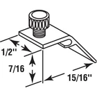 Prime-line PL7949 Aluminum Storm Door Panel Clip 0.9 In. For 1/2 Frame New. Price: $8.62.