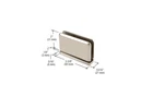 Crl Polished Nickel Prima Series Top Or Bottom Mount Hinge PPH01PN New. Price: $55.00.