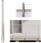 42" Side Mount Cable Railing Post Kit - Brushed Stainless Steel For Indoor/outdo New. Price: $166.99.