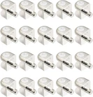 Glass Shelf Bracket Pegs, Adjustable 4-8MM, Brushed WHITE,20PCS New. Price: $14.52.