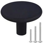 Mumu Pack 1.65 Inch Kitchen Cabinet Handles Round Matte Black Dresser Drawe... New. Price: $22.39.