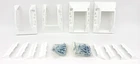 Barrette Finyl Line Vinyl Railing Deck Top Stair Bracket Set 73019671 White New. Price: $15.99.