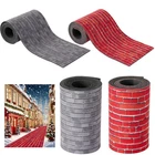 Pcs Christmas Village Red Brick Road, 47.2 X 4.7 Inch Miniature Street Land... New. Price: $19.28.