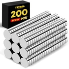 Trymag 200PCS Small Round Refrigerator Magnets For Crafts, 8X3MM Mini Rare Earth New. Price: $23.75.