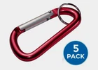5 Hillman Carabiner Key Aluminum Assorted Colors Spring Loaded Belt 701287 New. Price: $23.68.