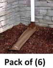 Thermwell DE46BR 46" Brown Roll Up Automatic Downspout Extenders - Pk New. Price: $89.99.