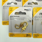 National Hardware N119-909 Safety Cup Hooks 7/8" Brass Finish (8 Pks Of 2) New. Price: $20.00.