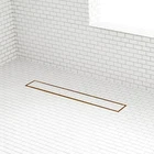 Signature Hardware ZA3-T01-40-PB-C Cohen Linear Tile-in Shower Drain With New. Price: $44.00.