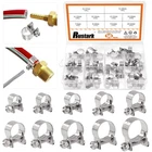 Rustark 50 Pcs Hose Clamp Assortment 10 Size Kit, Silver New. Price: $45.63.