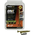 Hillman Power Pro NO.10 2" Star Flat Head Coarse Multi-material Screws New. Price: $37.44.