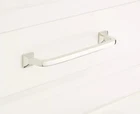 Signature Hardware Klein 6" Solid Brass Cabinet Pull Polished Nickel Open. Price: $12.00.
