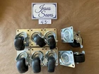 8- Richelieu America Swivel Plate Caster, Side Brake, Polypropylene Wheel #43. Price: $25.00.