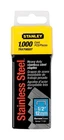 Stanley 1/2 In. 23 Ga. Narrow Crown Heavy Duty Staples New. Price: $17.94.