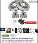 Trq Rear Posi Ceramic Disc Brake Pads & Rotors Kit For Bmw New. Price: $120.00.