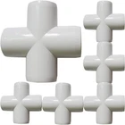 High-gloss 12 Pack 3/4 Inch 4-WAY Pvc Elbow Fittings Durable For All Projects New. Price: $33.14.