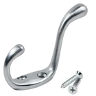 25X Rok Heavy Duty Brushed Chrome Home Wall Closet Towel Coat Double Hook Hanger New. Price: $65.80.