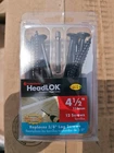 Fastenmaster Headlok No. 10 4.5 In. Star Epoxy Coarse Wood Screws 12 Pk New. Price: $14.00.