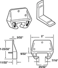 Prime-line 22486 Plastic Drawer Track Guide For 9/32 X 3/4 In. New. Price: $8.11.