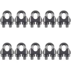 10PCS 1/4 Inch M6 Stainless Steel Wire Rope Cable Clip Clamp (10 Pieces) New. Price: $11.38.