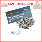 Powertec QP1404 1/4 Inch Shelf Pegs 50 Pcs, L-shaped Bracket With Hole Pin New. Price: $13.59.
