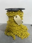 100' Campbell 3/16" Grade 30 Proof Coil Chain Yellow Polycoat PD0725027 See Desc New. Price: $146.00.