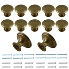 12 Pcs Brass Cabinet Knobs Metal Drawer Round Dresser Handle 1.18... New. Price: $15.22.