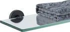 Jqk Bathroom Glass Shelf Black, Tempered Shower 24 Inch (1 Pack), New. Price: $55.00.