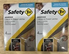 Lot 2 -safety 1ST Adhesive Cabinet Drawer Latch For Childproofing Lock 4 Pack New. Price: $9.50.