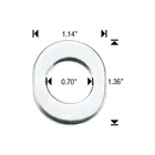 20 Et Washers Flat Style Centered Hole For E-t Brand Wheels New. Price: $19.99.