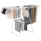 Vevor Clothes Drying Rack, 2-TIER Foldable 54.5"D X 23.6"W 39.4"H, White New. Price: $54.99.