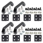 8 Pcs Black 2020 Aluminum Extrusion Pivot Hinge Bracket 4 Handle Slot New. Price: $35.71.