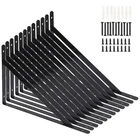 12 Pack L16 X 10 Heavy Duty Shelf Brackets With Screws Wall ... New. Price: $56.90.