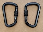 (2 Pack) Fusion Climb Tacoma Steel Screw Lock Modified D-shaped Carabiner New. Price: $17.95.
