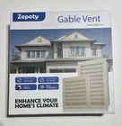12" X Wood Gable Vent With Replaceable Screen, Paintable Finish, And Ultr... New. Price: $20.00.