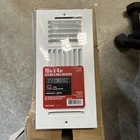 Everbilt 10IN X 4IN 3-WAY Steel Wall/ceiling Register White New. Price: $14.49.